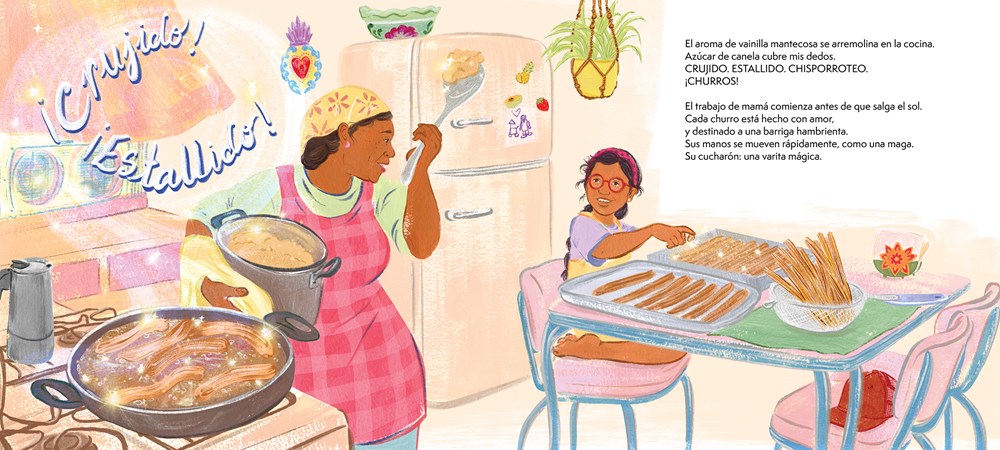 El carrito de churros (Churro Stand Spanish Edition): A Picture Book by Karina N. González (Hardcover)